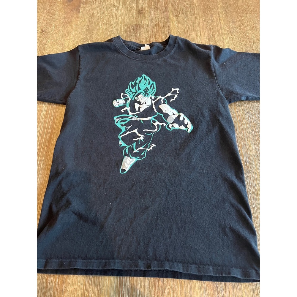 Yazbek Dragon Ball Super Goku Super Saiyan Blue Graphic Tee Black S Y2K